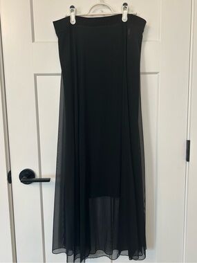 NWT Sympli Mix Reversible Moxie Skirt Black Size 12 Made Canada